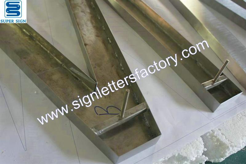 stainless steel interior signage